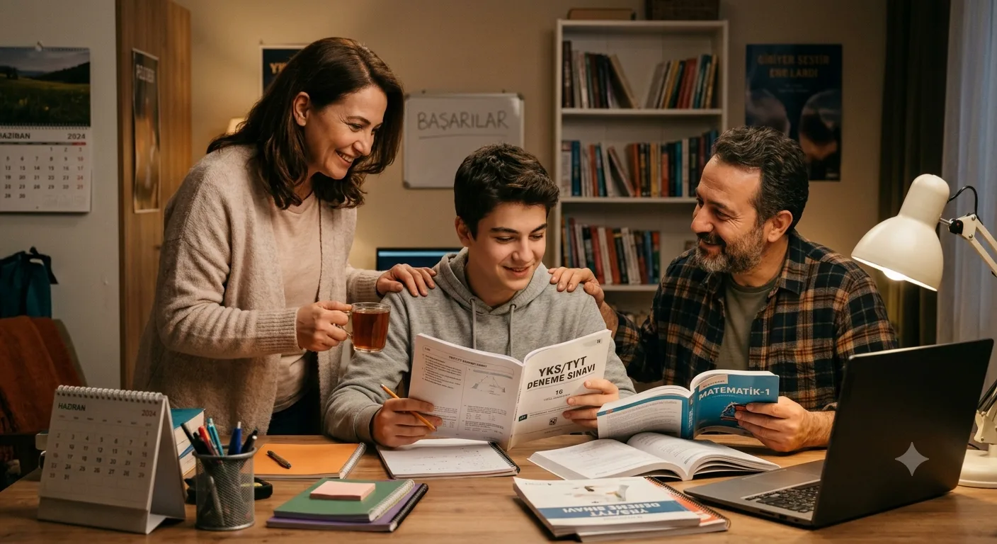 Sınava Hazırlık Sürecinde Aile Olmak: Çocuğunuza Nasıl "Doğru" Destek Olabilirsiniz?